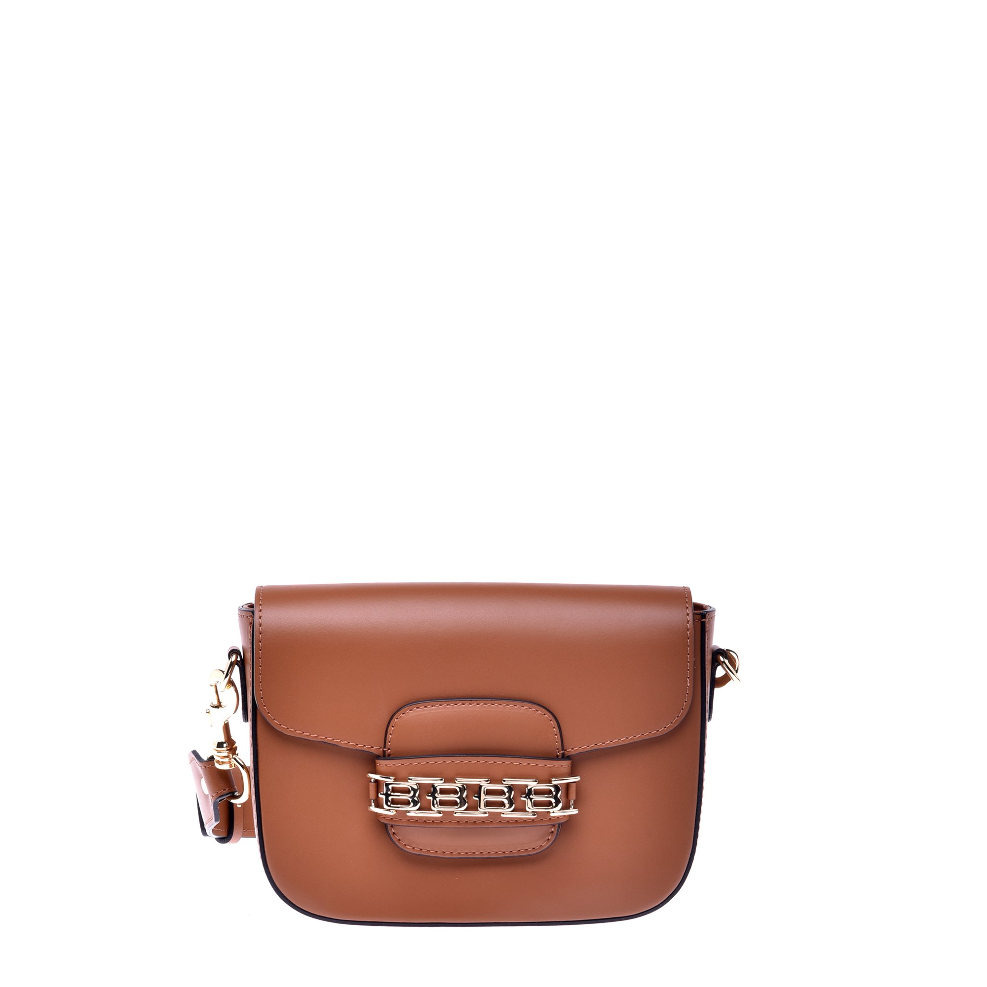 Tan leather shoulder bag image