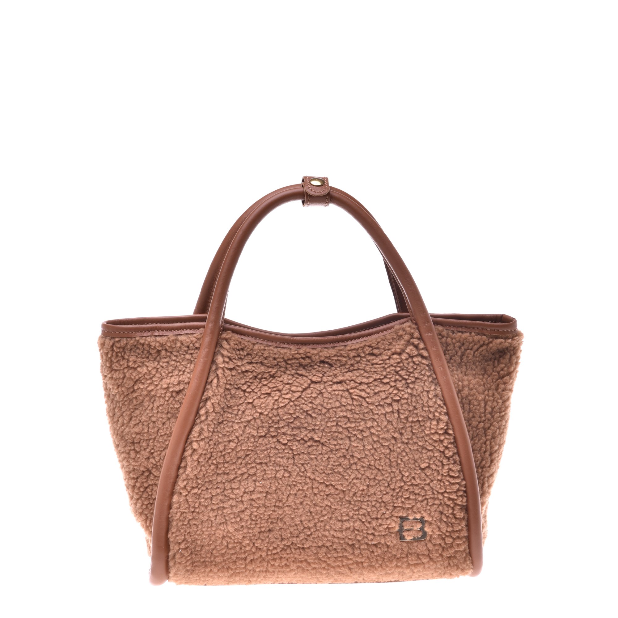 Borsa donna shopping bag in pelle Mousse beige – CROSS