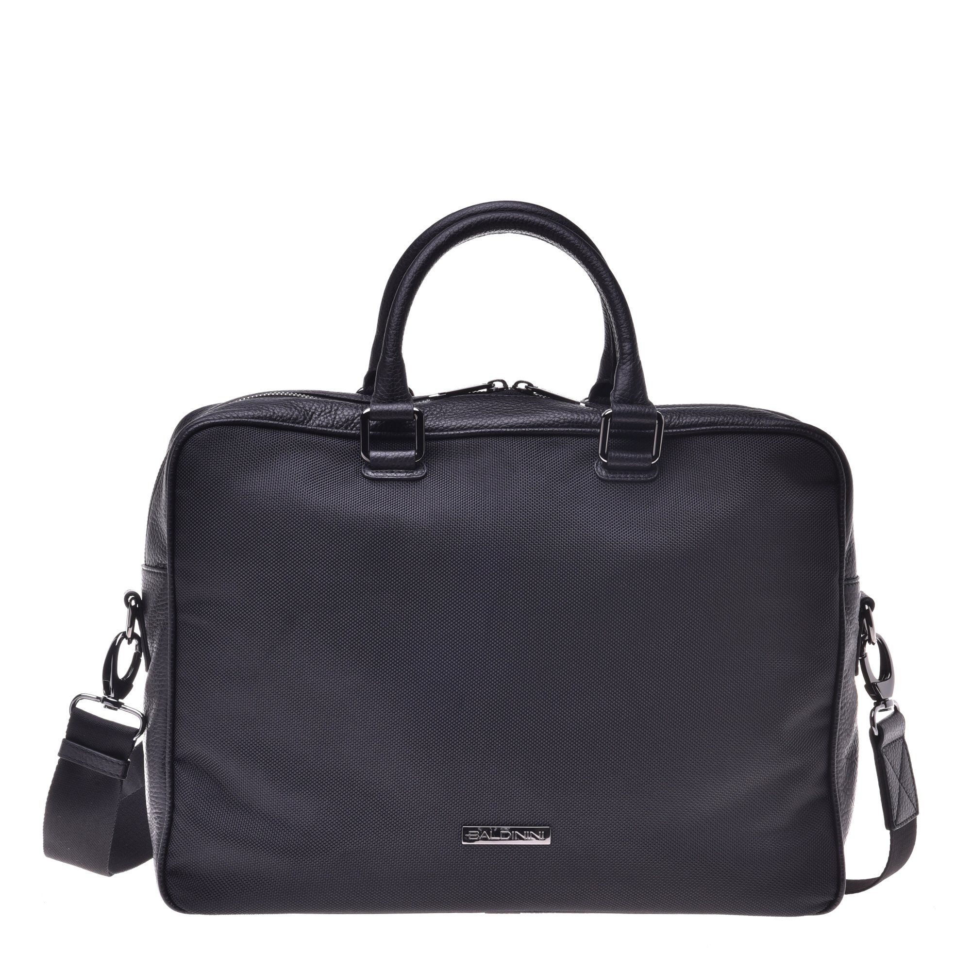 Black calfskin crossbody bag image