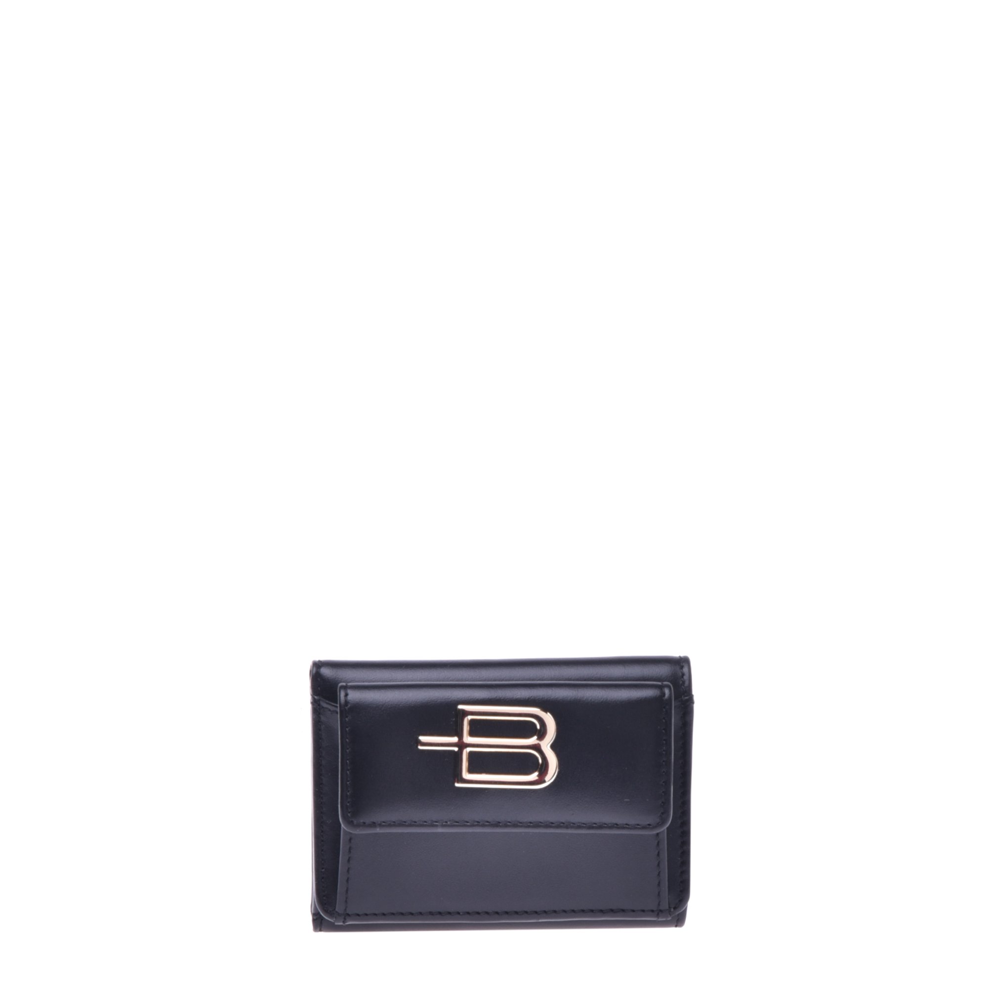 Black leather wallet image