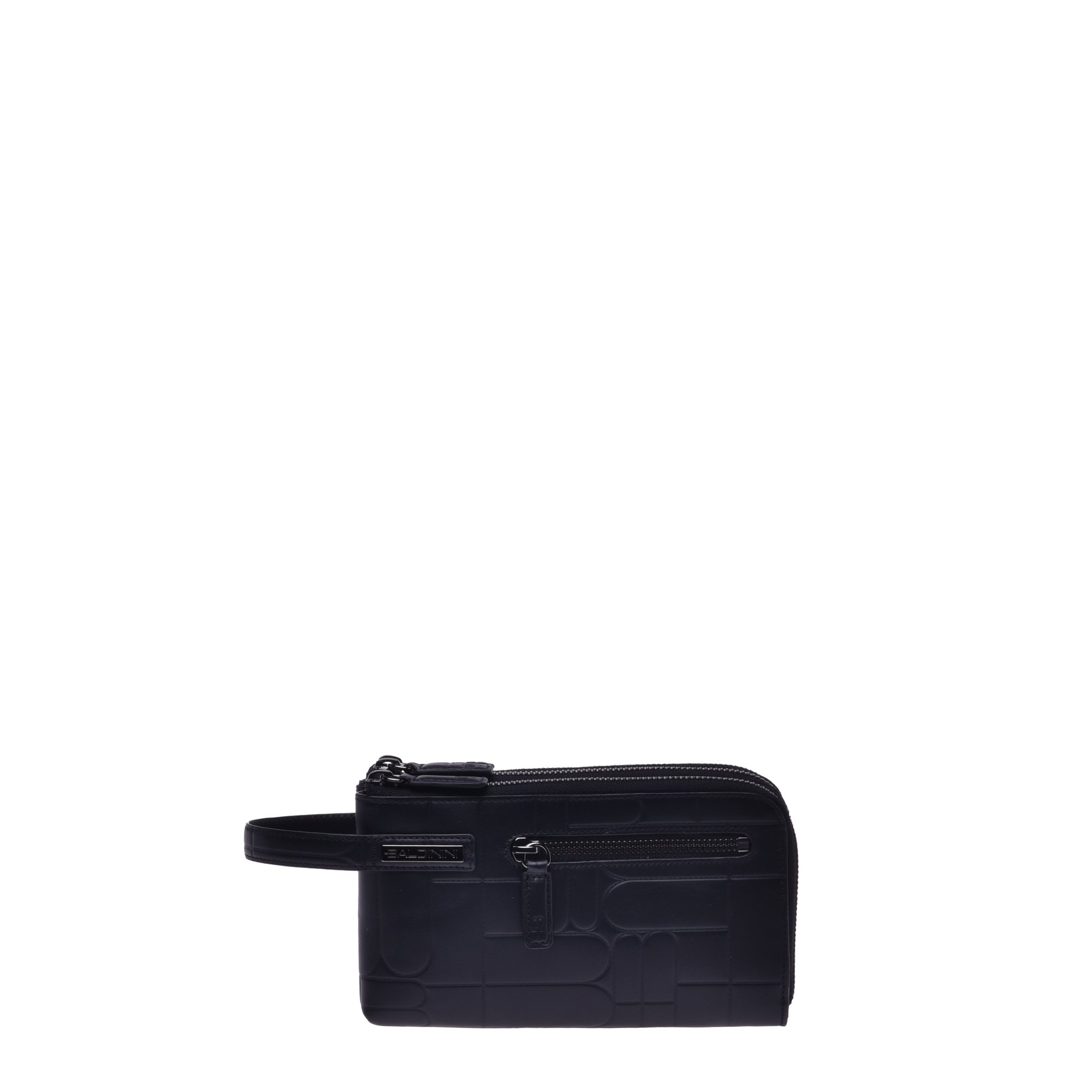 Wallet in taupe quilted leather with monogram image